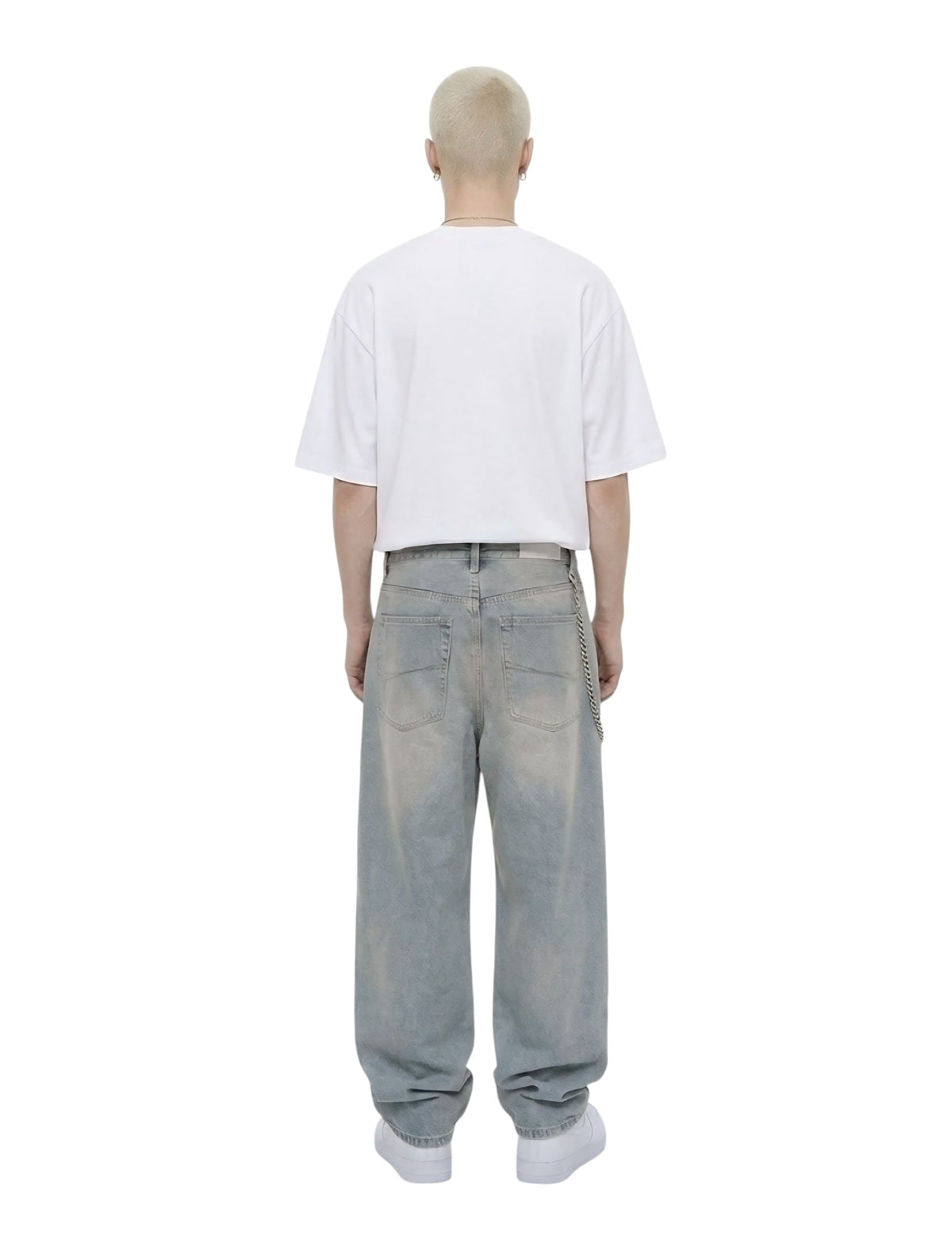 Krepking - Vintage-Washed Relaxed Wide-Leg Denim