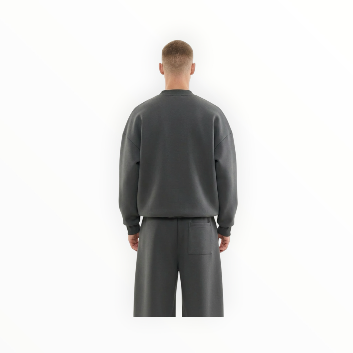 Krepking - Charcoal Structured Sweatshirt