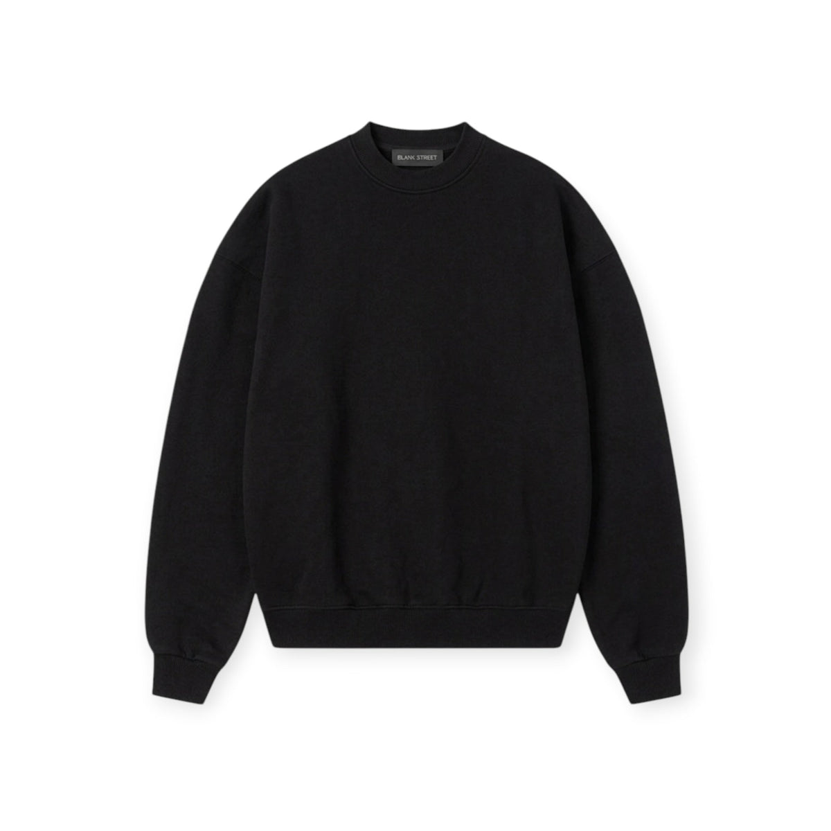 Krepking - Heavyweight Boxy Sweatshirt in Black