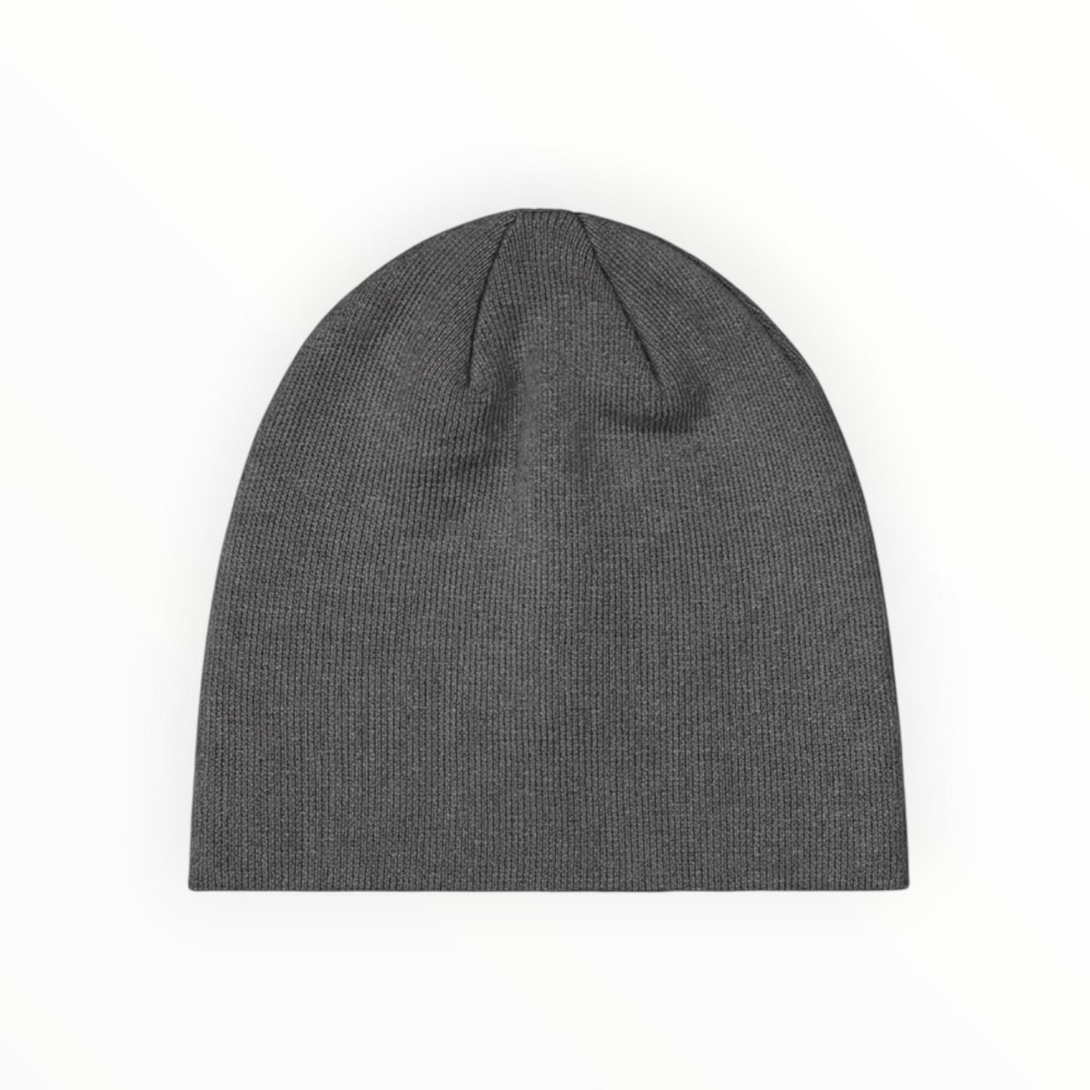 Krepking - Charcoal Ribbed Knit Beanie