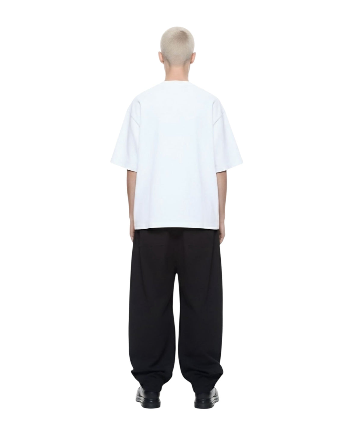 Krepking - Pure White Heavyweight Cropped Boxy Tee