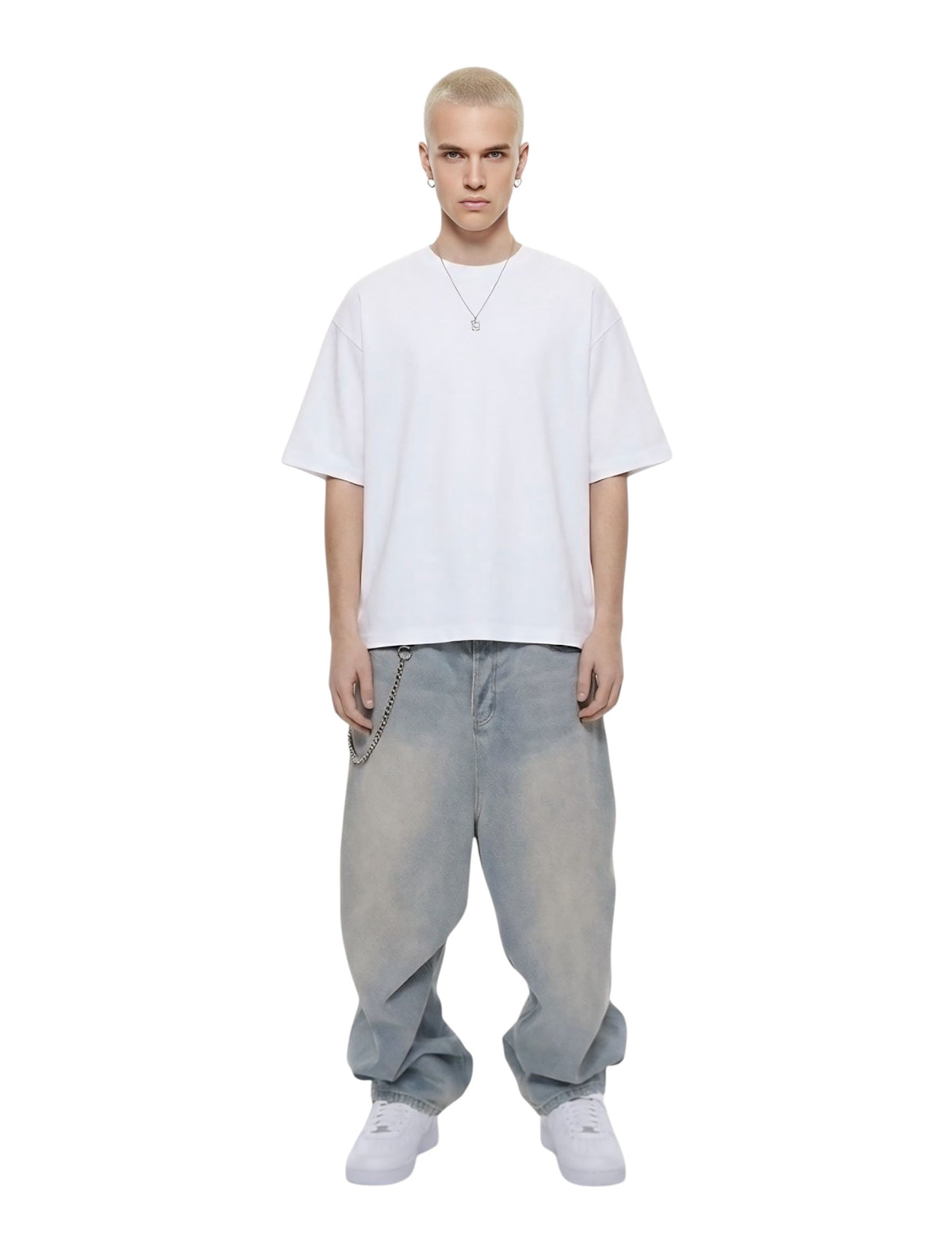 Krepking - Vintage-Washed Relaxed Wide-Leg Denim