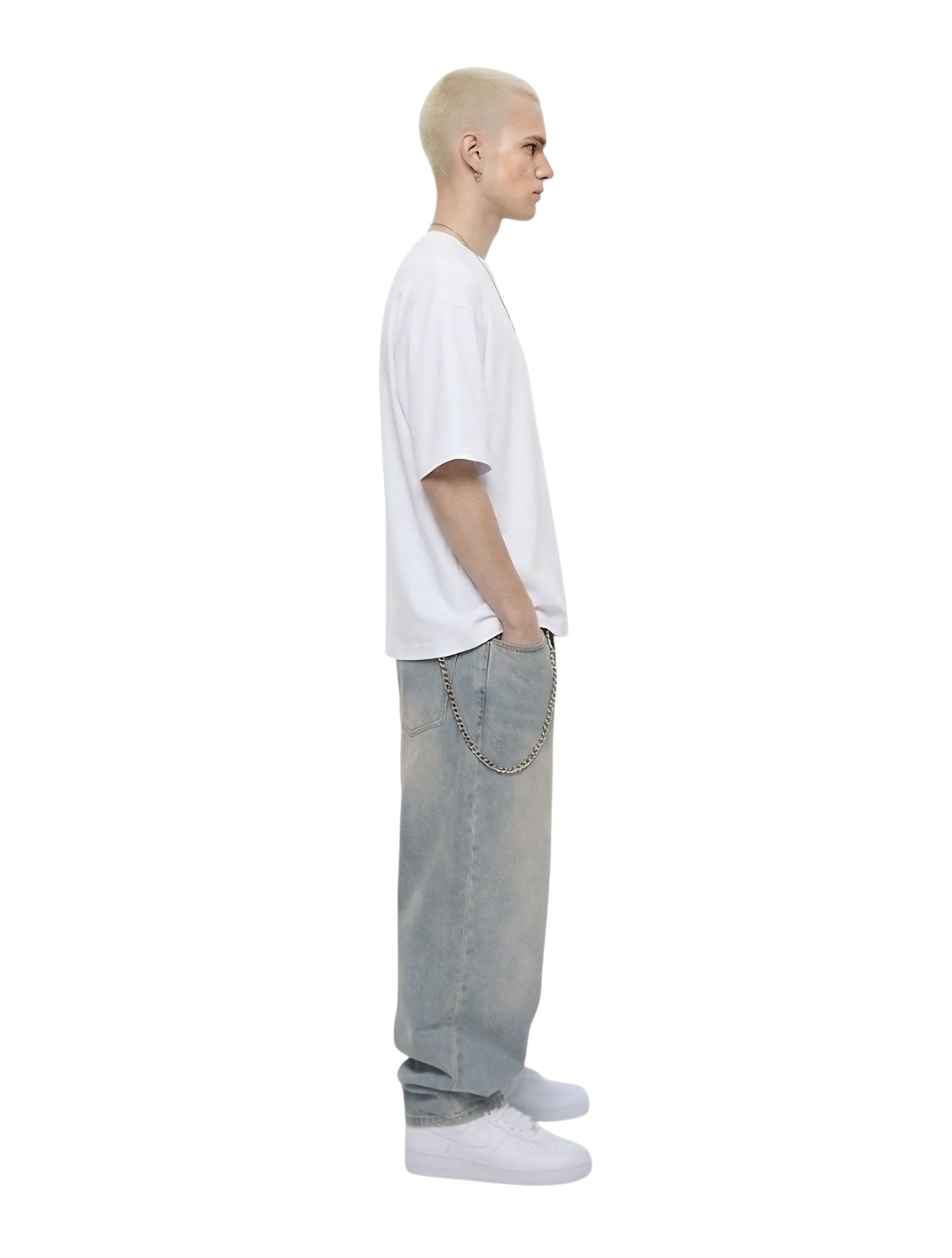 Krepking - Vintage-Washed Relaxed Wide-Leg Denim