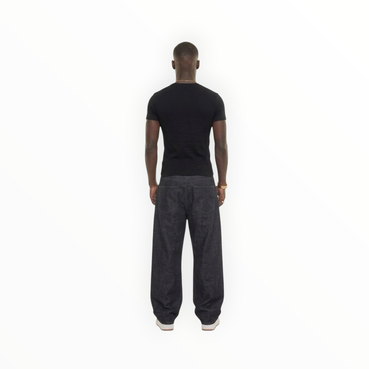 Krepking - Fitted Tee in Black