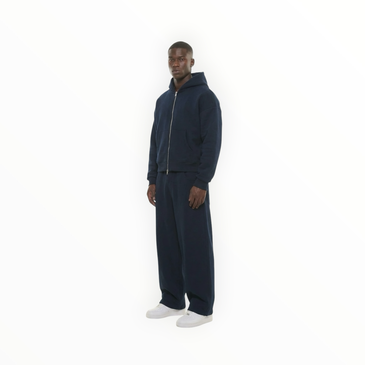 Krepking - Navy Zip Hoodie