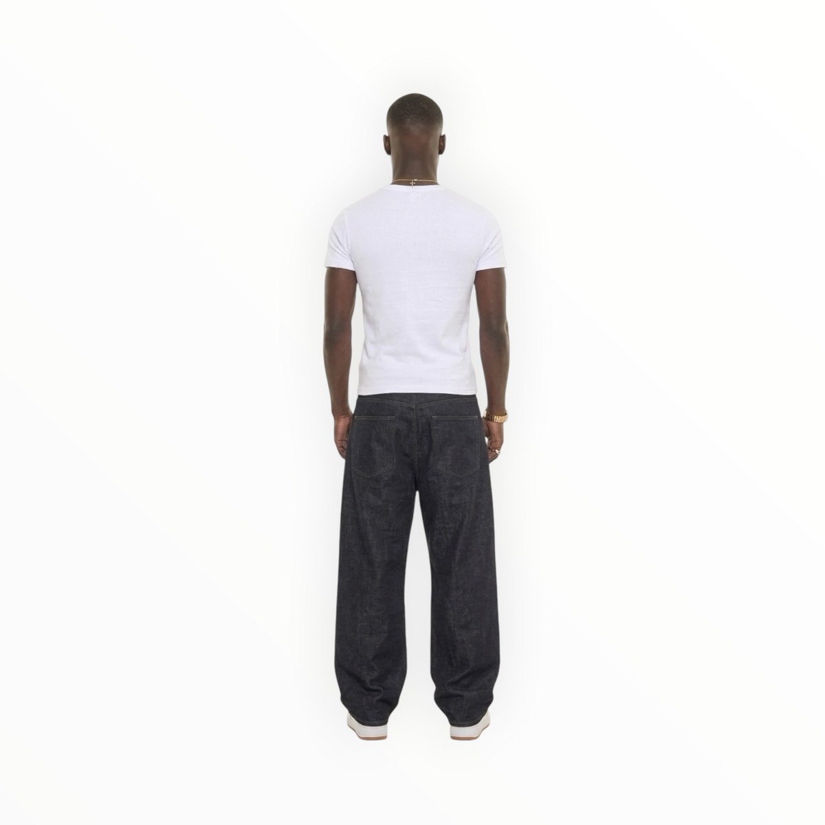 Krepking - Fitted Tee in Pure White